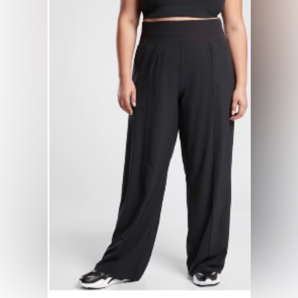 Athleta Pants - Athleta Nolita Women's Wide Leg Black Pants